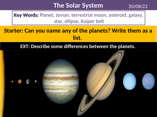 elementary solar system ppt