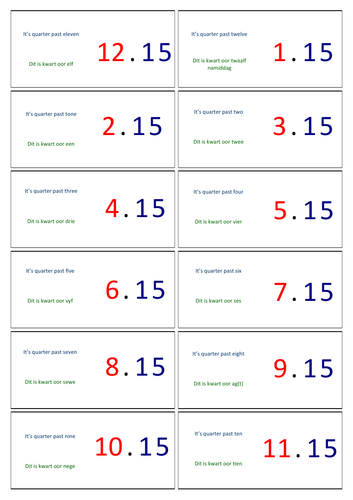 Dominoes in a range of languages