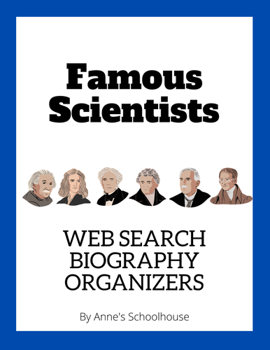 Famous Scientists Web Search Biography Organizers