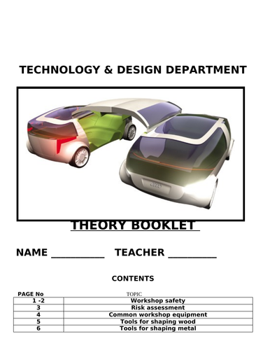 KS3 Design & Technology booklet