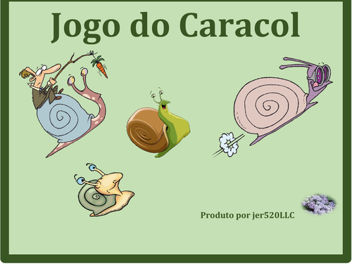 Portuguese Irregular Verbs Caracol Snail Game