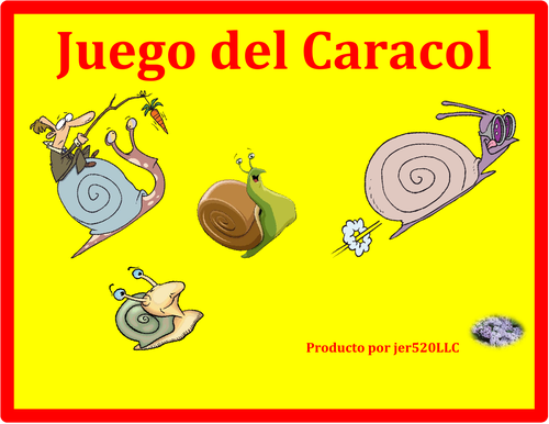 Spanish Irregular Verbs Caracol Snail Game