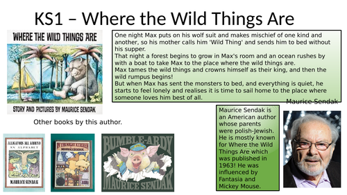 Journey/Where the wild things are book information