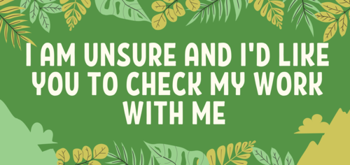 Self-assessment prompts for book boxes