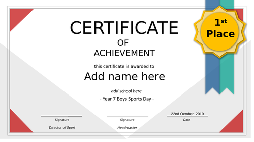 sports-day-certificate-template-teaching-resources
