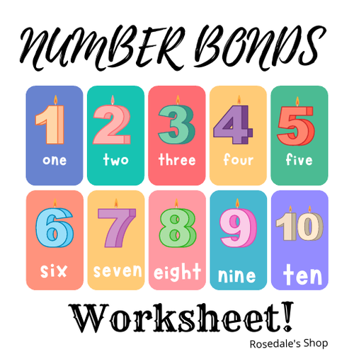 Number Bond Worksheet | Maths For Early Years