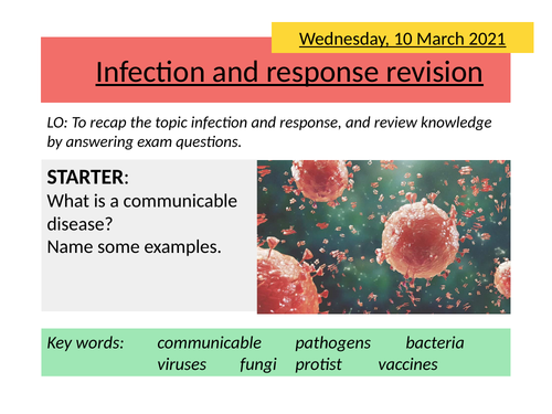 AQA Infection and response revision