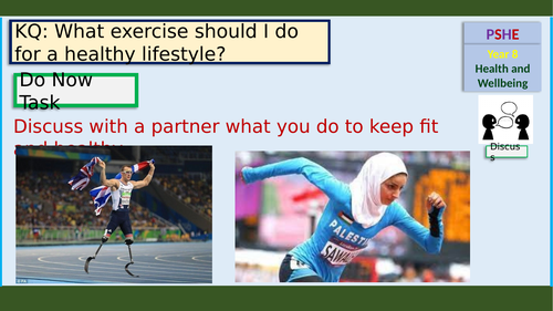 Impact of exercise PSHE