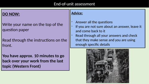 Western Front assessment