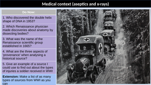 Medicine in Britain Western Front