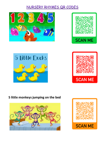 Nursery Rhyme QR code