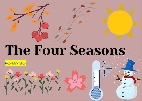 The Four Seasons | Back To School Resource for Classroom