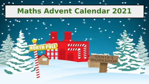 12 Days of Christmas advent Calendar Teaching Resources