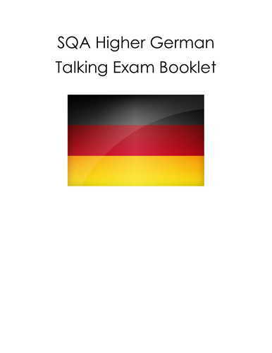 SQA Higher German Talking Exam Questions
