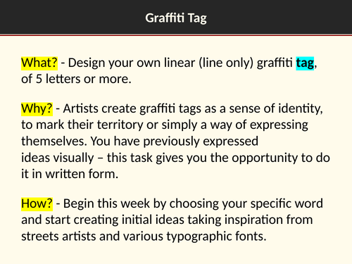 how to design graffiti tag