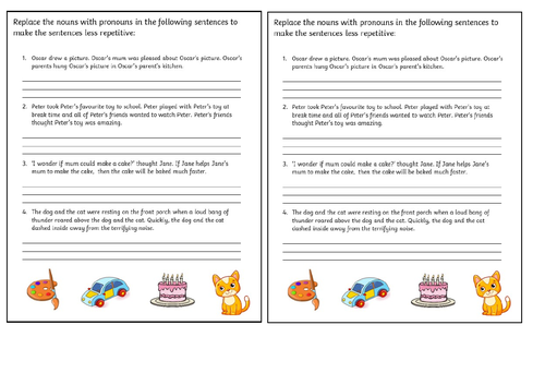 Pronouns KS2