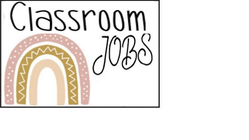Boho Theme Classroom Jobs Display | Teaching Resources