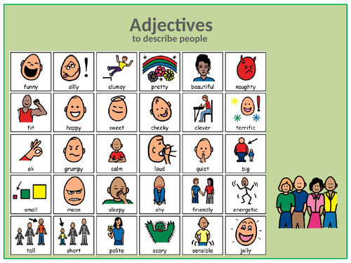 Visual Adjectives Examples