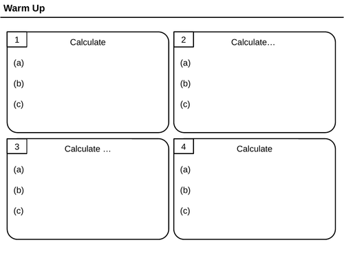 The Order of Operations