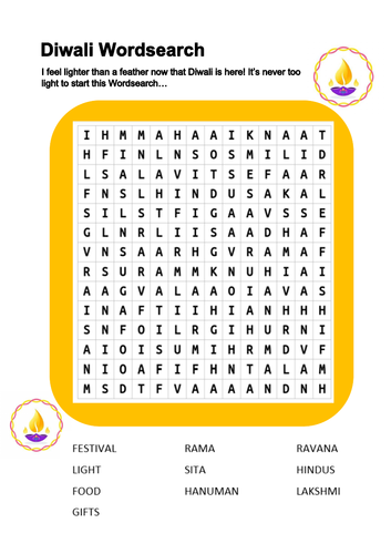 RE Holidays and Religious Festivals Wordsearches