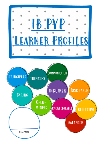 Learner profile pupil book