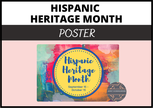 Hispanic Heritage Month Poster | Teaching Resources