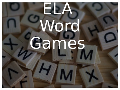 ELA Word Game PowerPoint