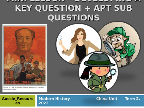 Chinese Nationalism: Developing Key and Sub questions for IA2