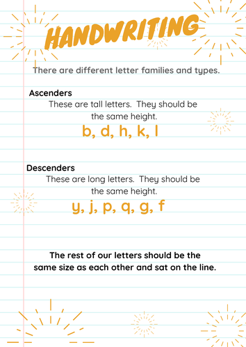 Handwriting Poster