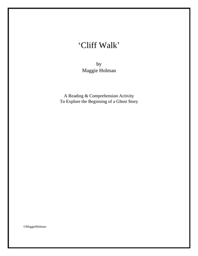 'Cliff Walk': Exploring Elements of How to Begin A Ghost Story