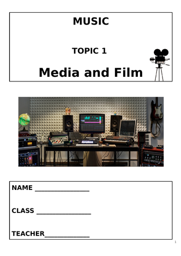 Media and Film Booklet