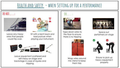 Health and safety of instruments