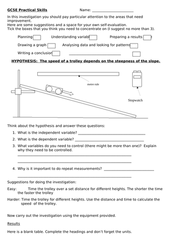 Practical Skills. Physics/Science