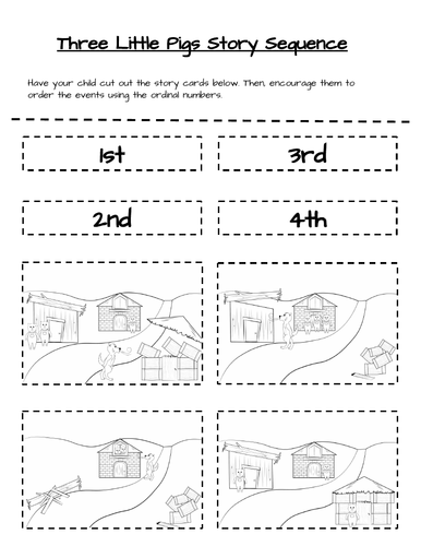 Three Little Pigs Sequencing