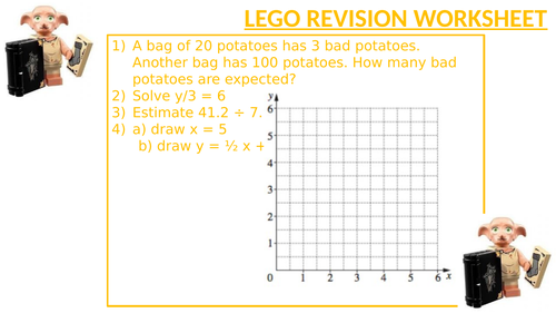 LEGO REVISION WORKSHEET 21