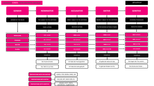 Graphic organisers - German - case system