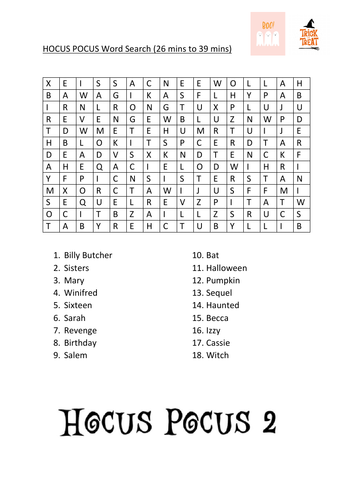 Hocus Pocus 2: Unit of Work