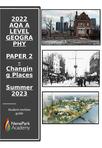 AQA A Level Geography Changing places Complete revision guide - 2023
