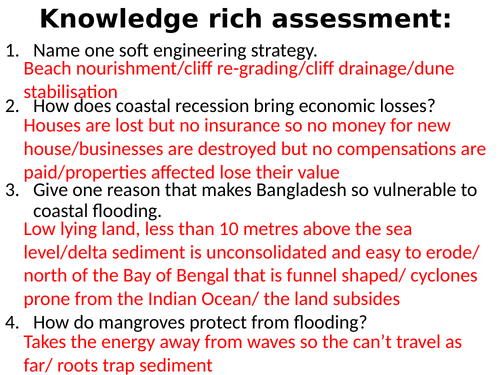 A Level Edexcel Geography 5.4 abc: natural & human causes of drought, impact of drought on ecosystem