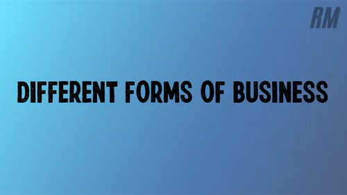 Forms of Business Revision