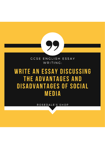 social media essay gcse