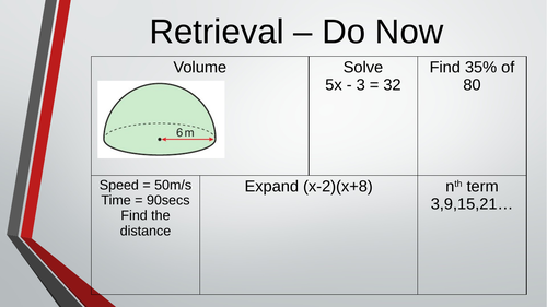 Edexcel GCSE Foundation Unit 18 - Fractions, Indices & Standard Form