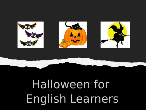 Halloween for English Learners PowerPoint