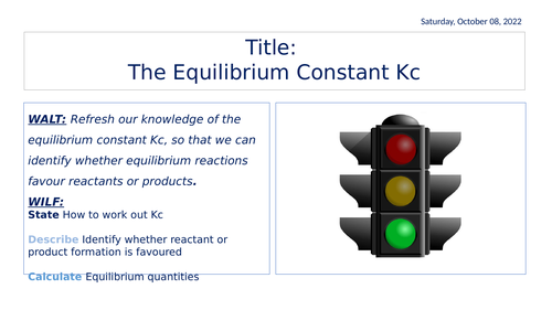 Calculating Kc