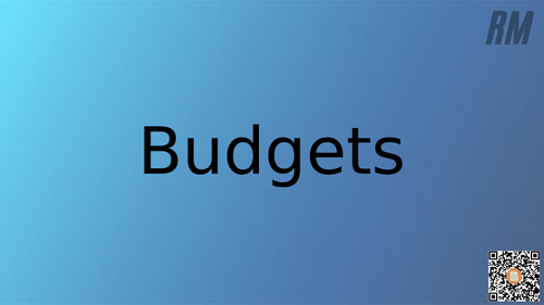 Budgets Presentation