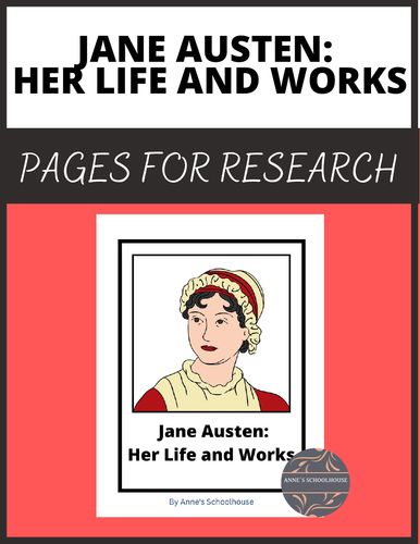 Jane Austen: Her Life and Works/Research Pages/Notebooking Pages/Author Study