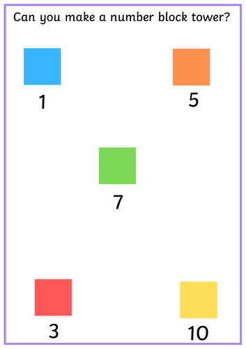 Number Stack Towers