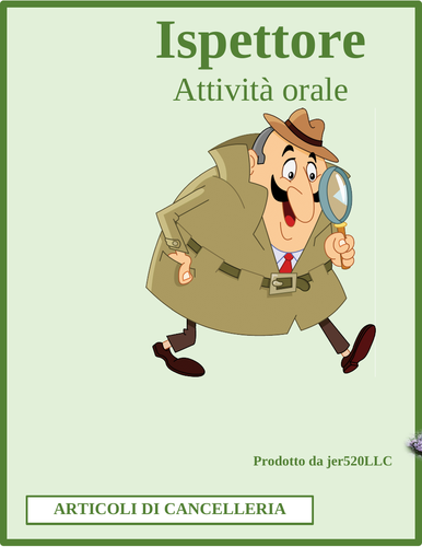 Articoli di cancelleria (School Supplies in Italian) Ispettore Speaking Activity