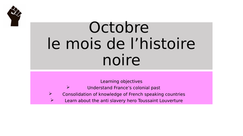 Histoire noire - Toussaint Louverture