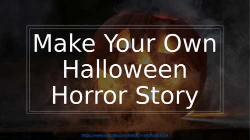 Create your own halloween horror story